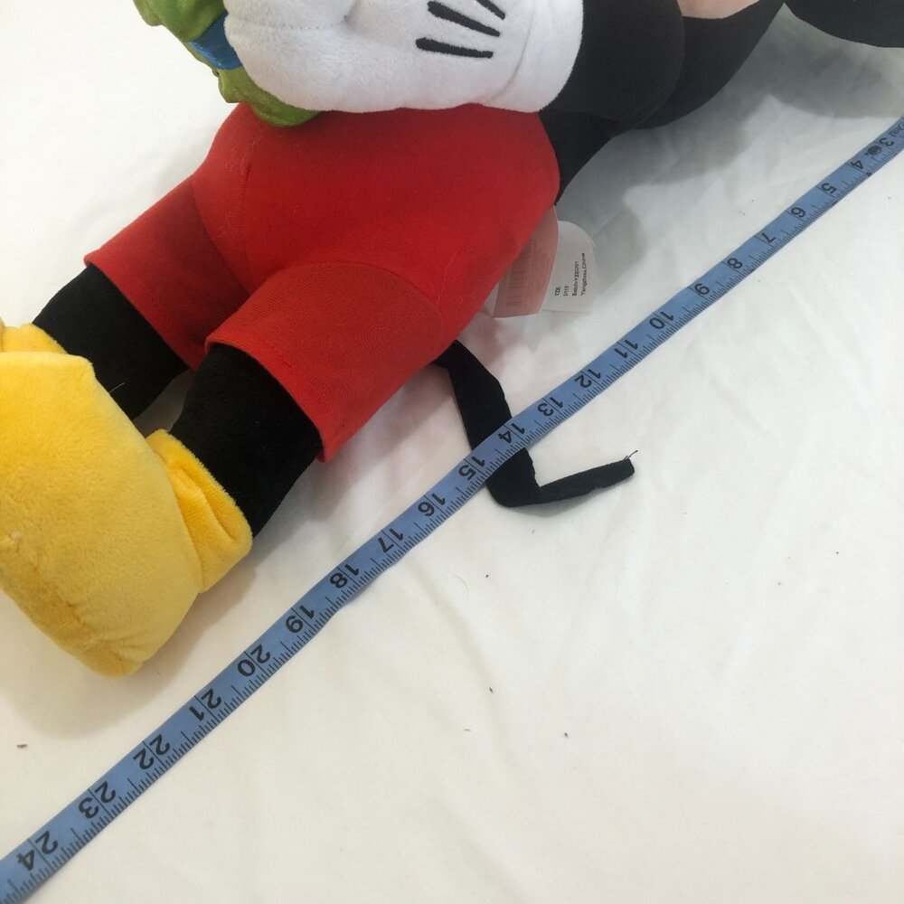 Disney Mickey Mouse Plush with Gift - Black, Red, Blue, Green, Yellow - Picture 8 of 10